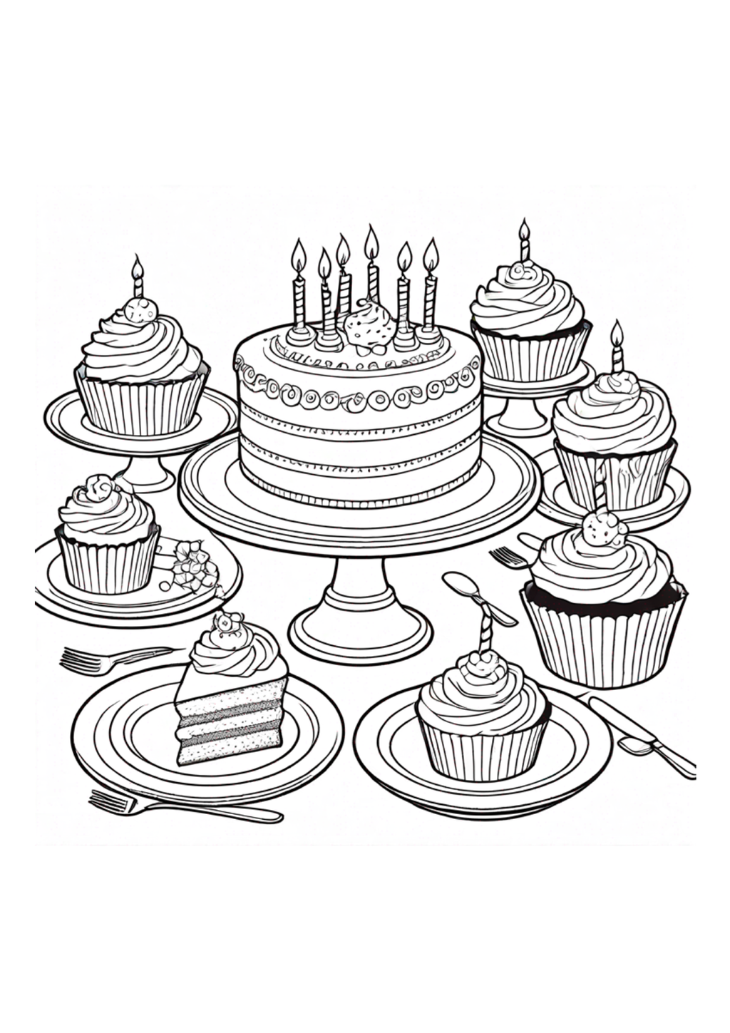 Happy Birthday - Color Book - Paperback