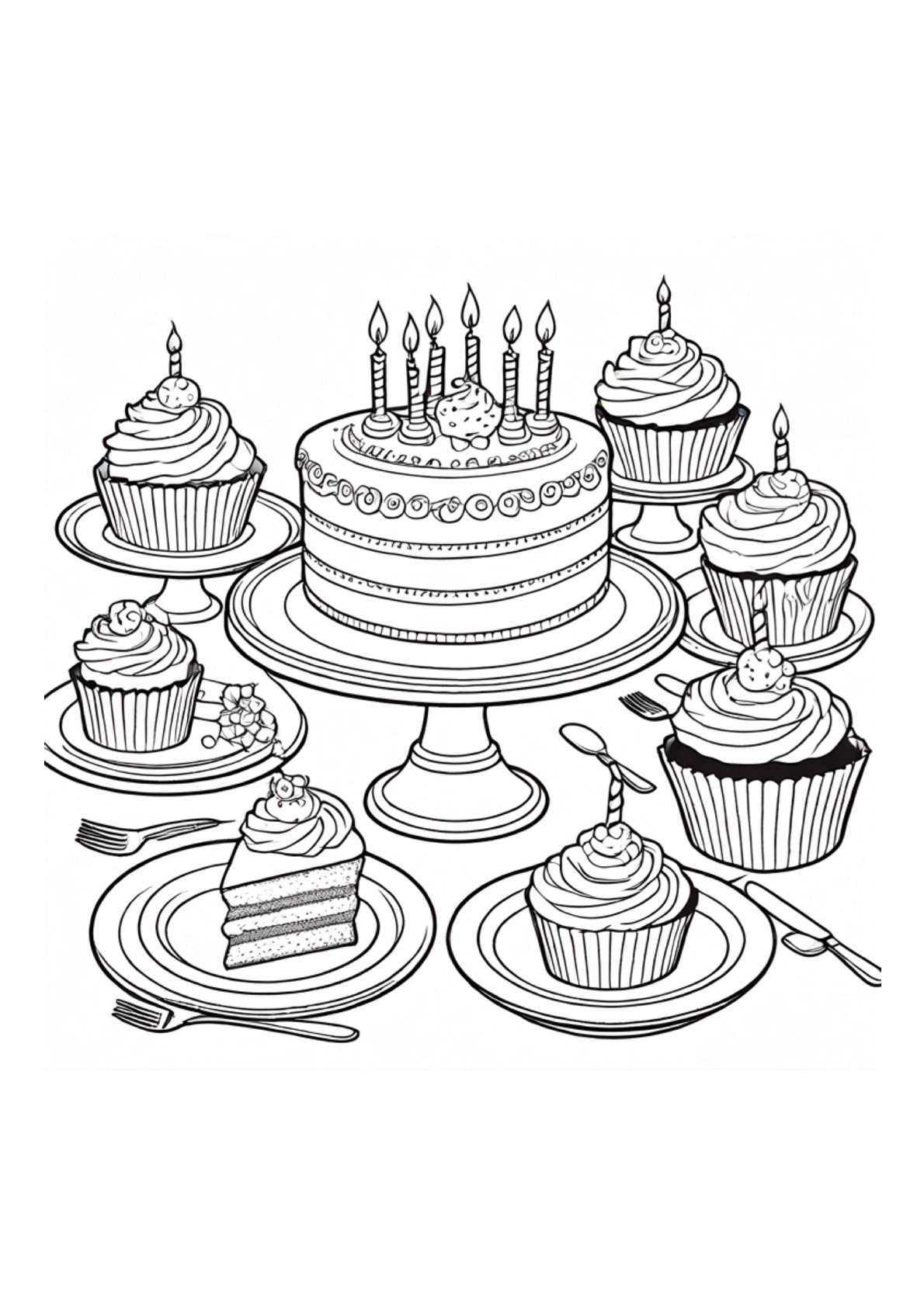 Happy Birthday - Color Book - Paperback