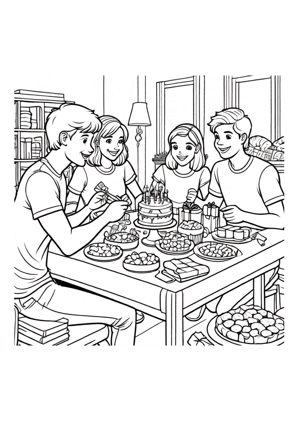 Happy Birthday - Color Book - Paperback