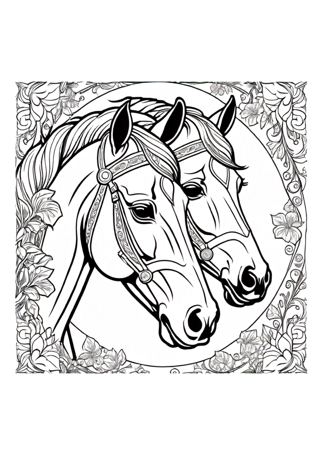 Horses Are So Beautifful - Color Book - Paperback