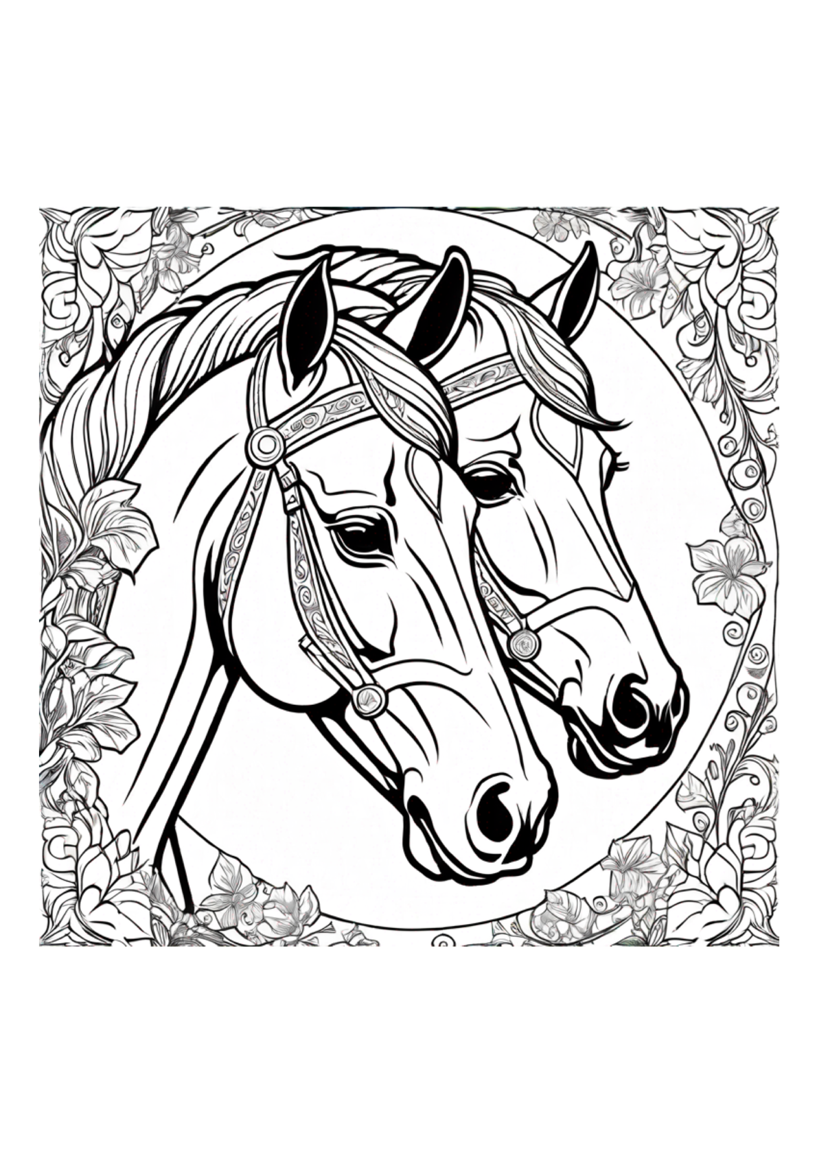 Horses Are So Beautifful - Color Book - Paperback