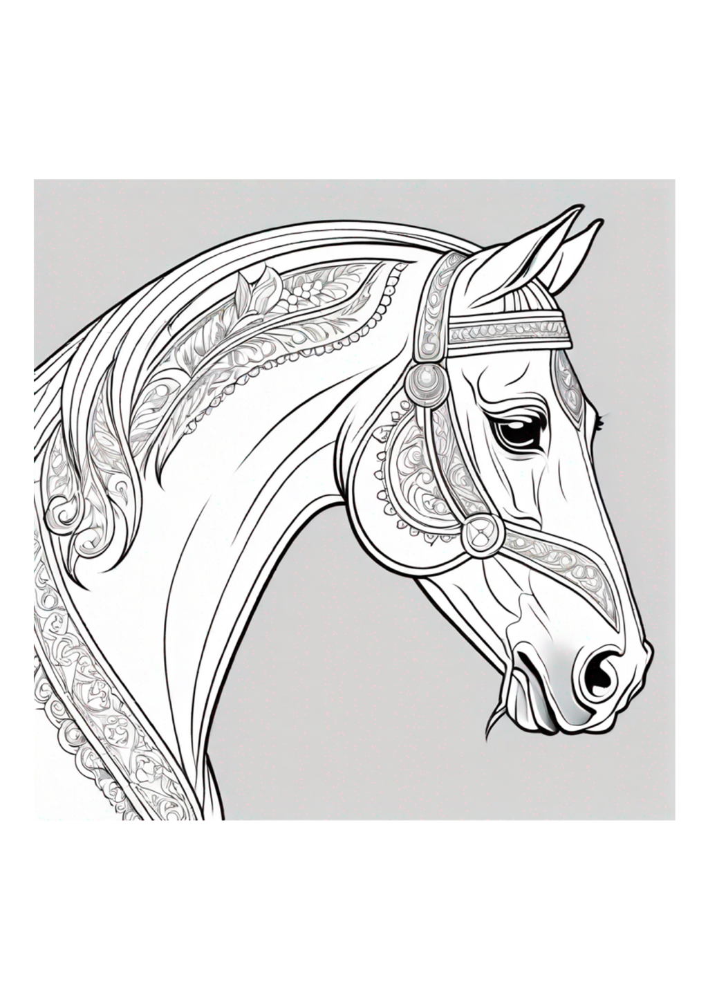 Horses Are So Beautifful - Color Book - Paperback