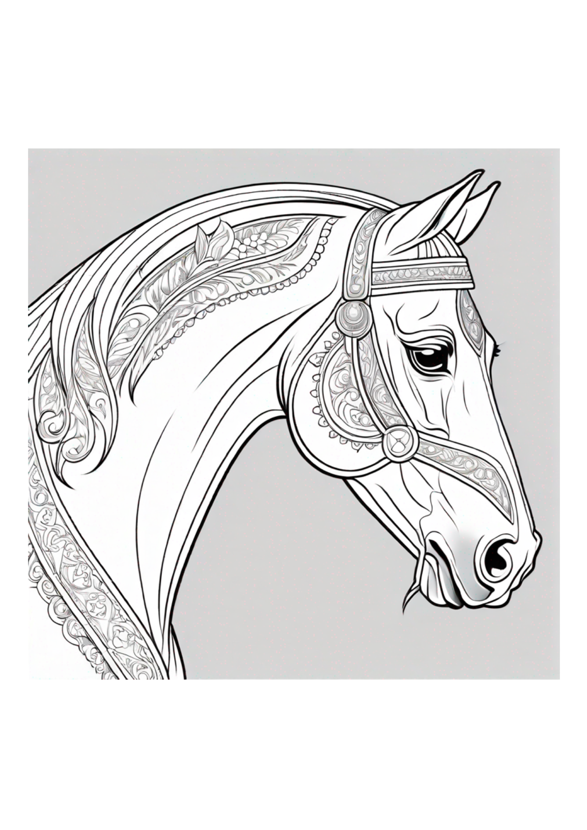 Horses Are So Beautifful - Color Book - Paperback