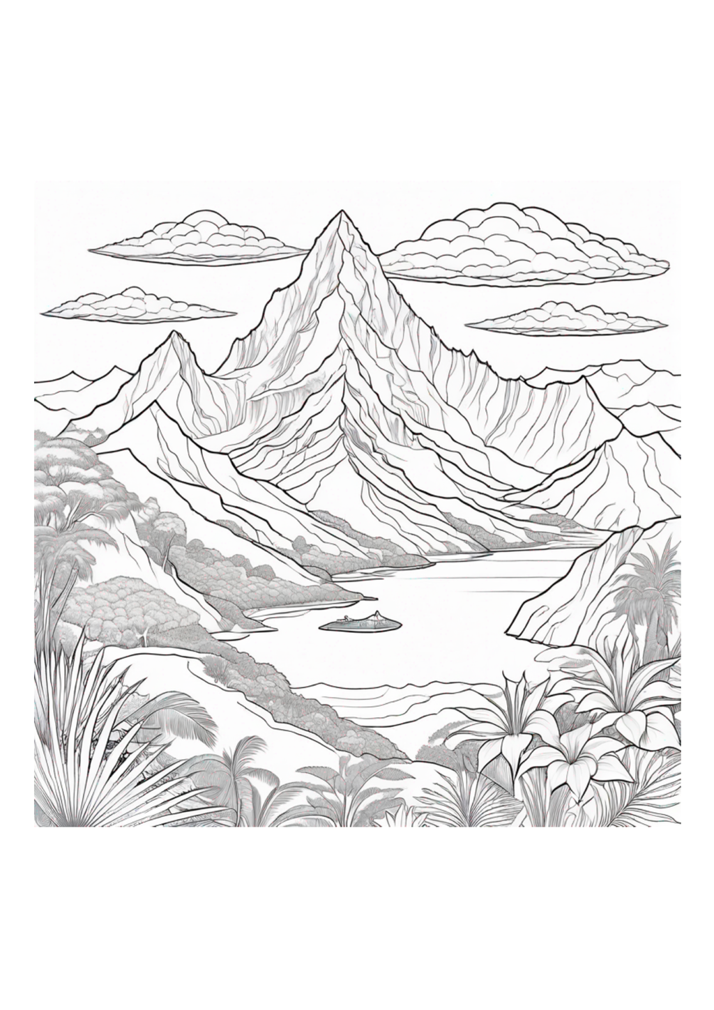 Islands: Coloring Book - Paperback