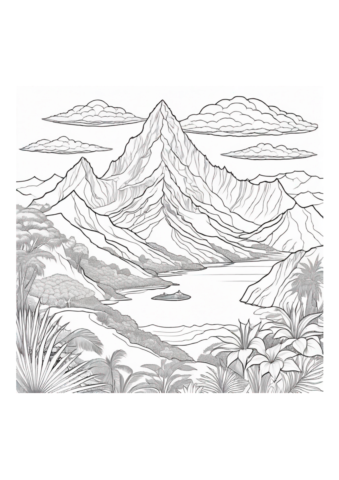 Islands: Coloring Book - Paperback