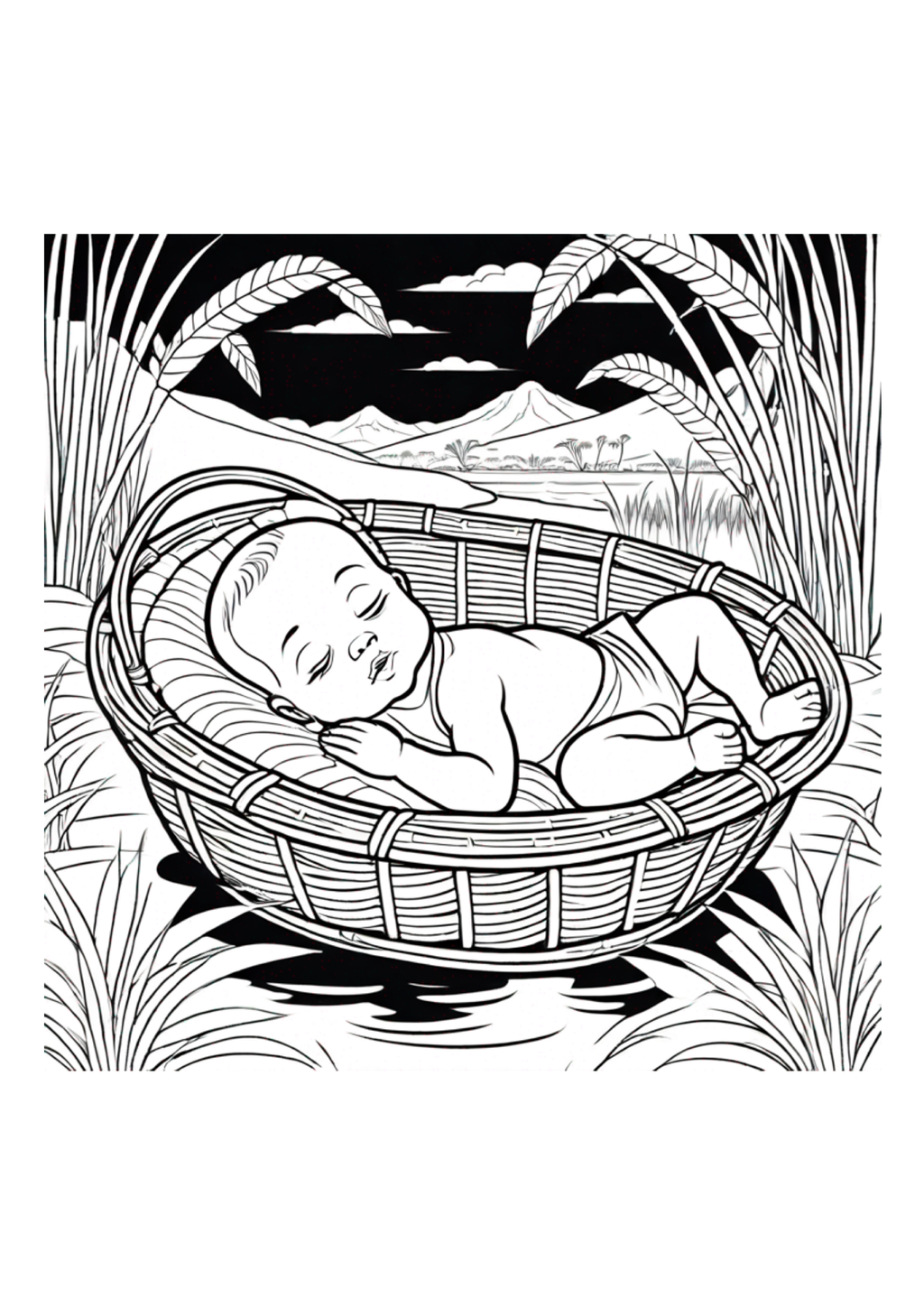 Moses - Coloring Book - Paperback