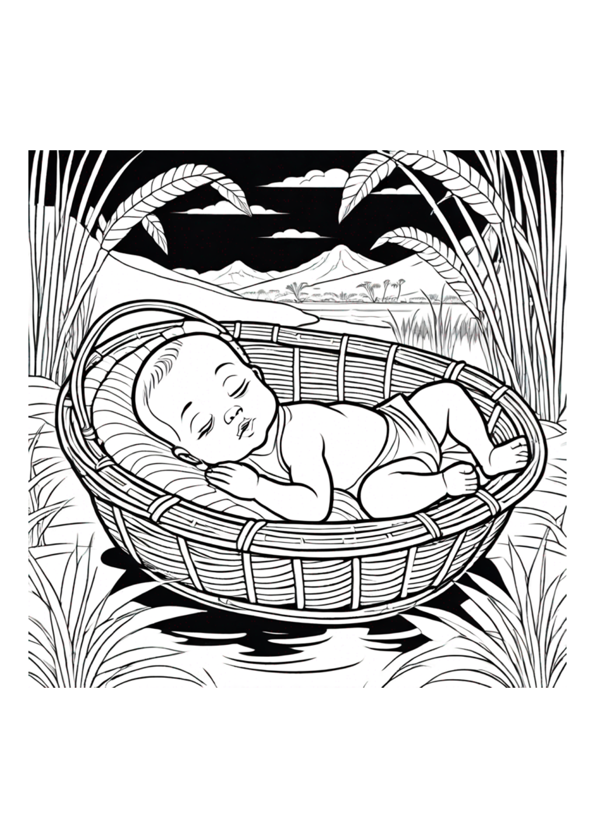 Moses - Coloring Book - Paperback