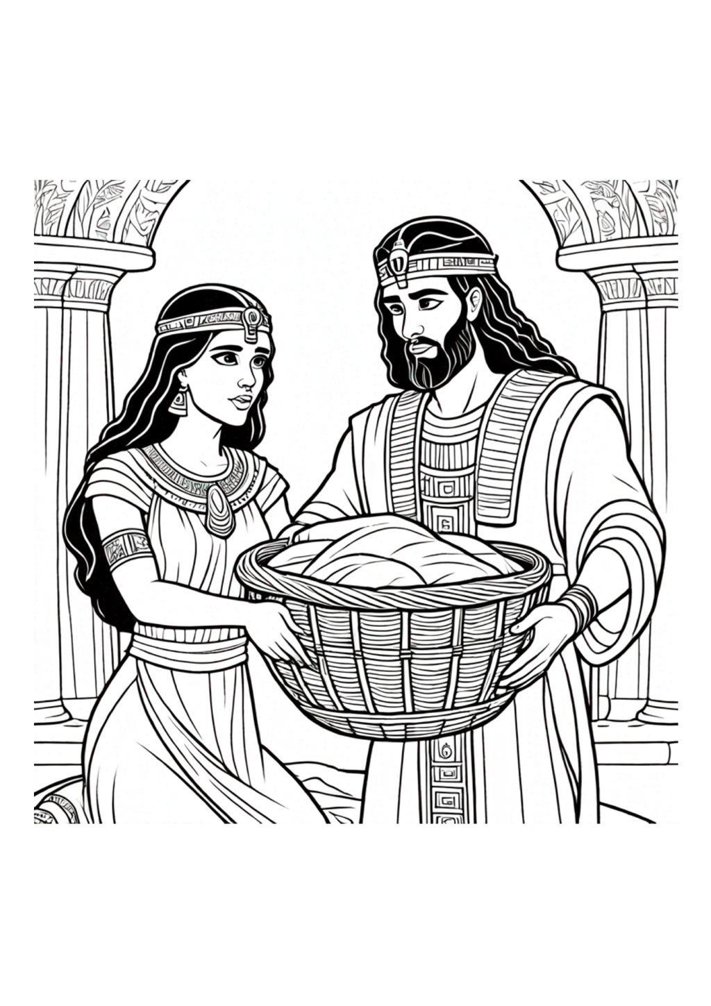 Moses - Coloring Book - Paperback