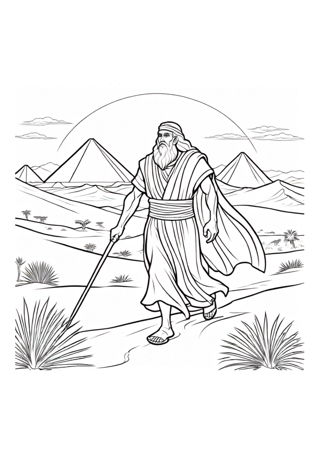 Moses - Coloring Book - Paperback