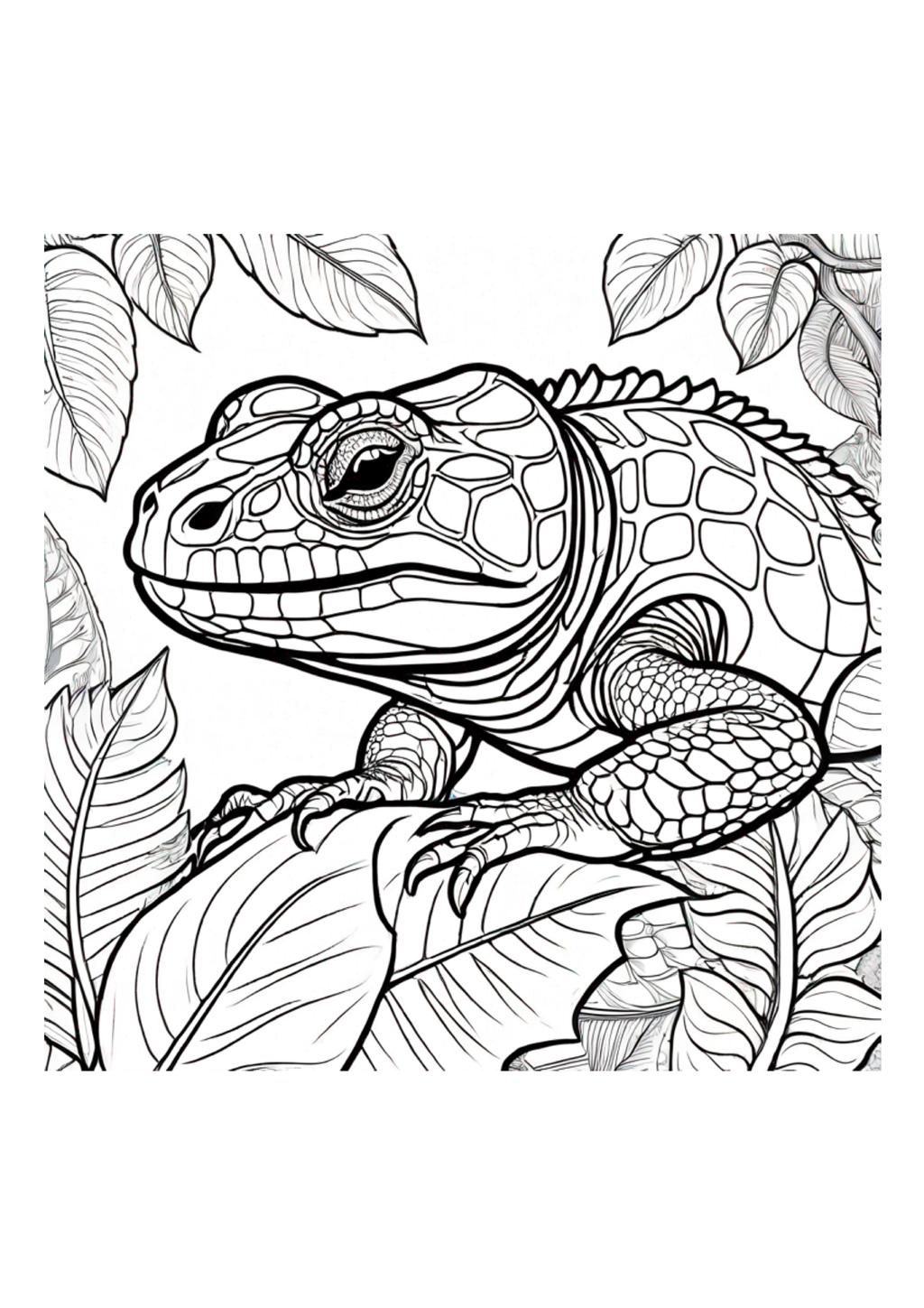 Reptiles - Colorbook - Paperback