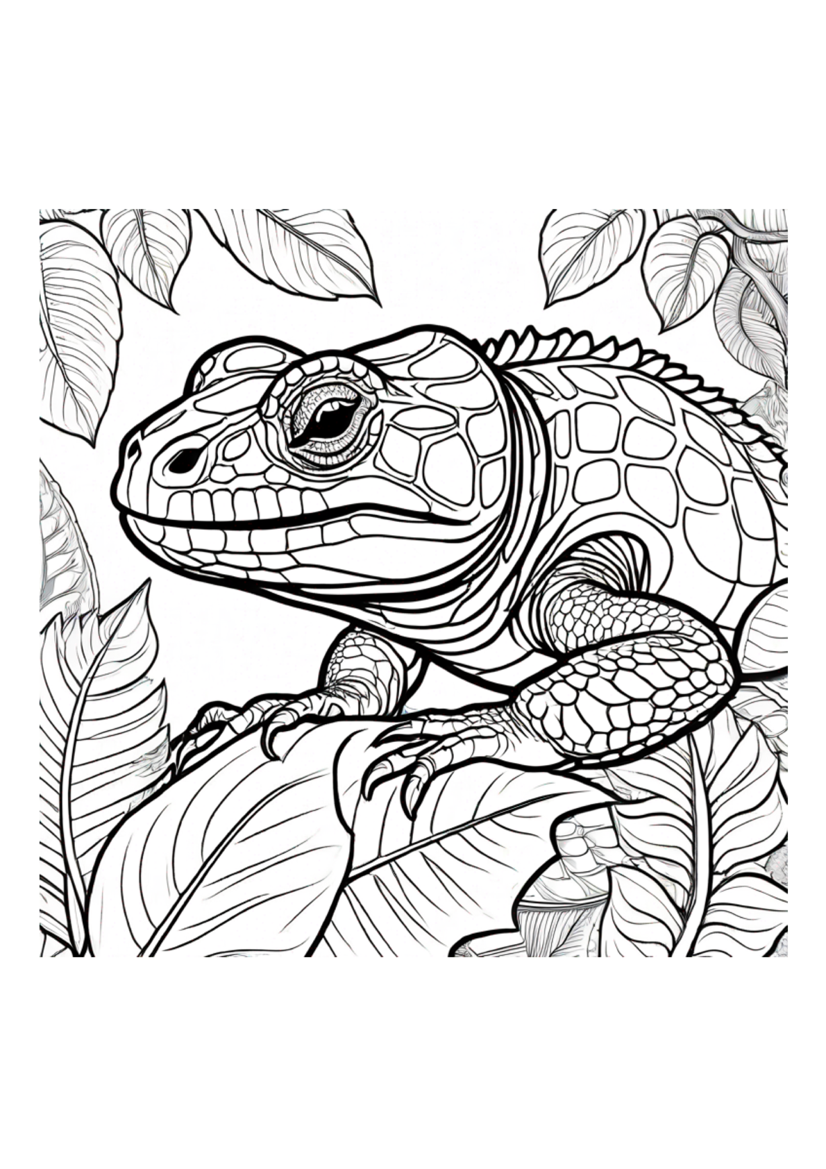 Reptiles - Colorbook - Paperback