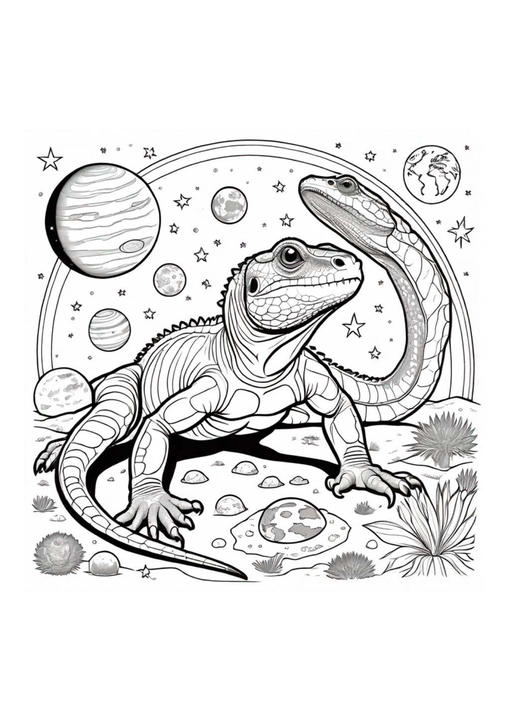 Reptiles - Colorbook - Paperback