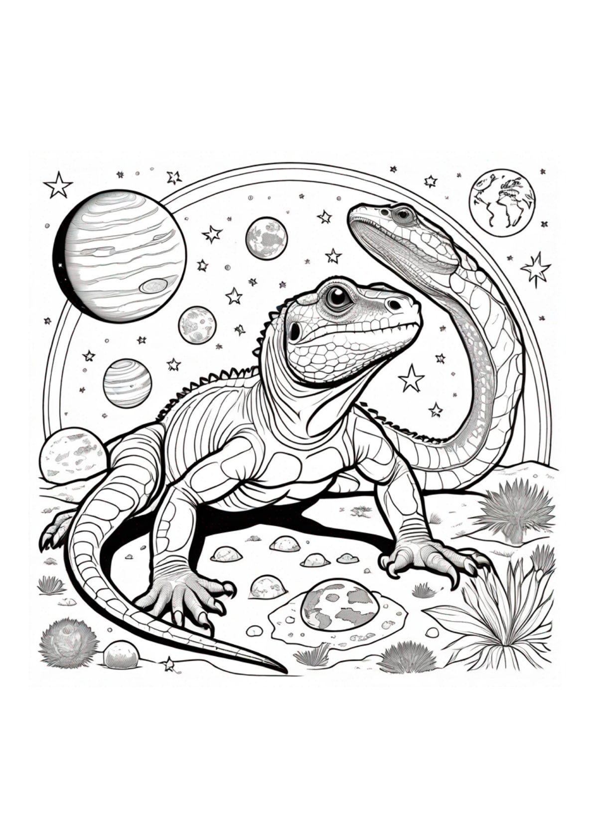 Reptiles - Colorbook - Paperback