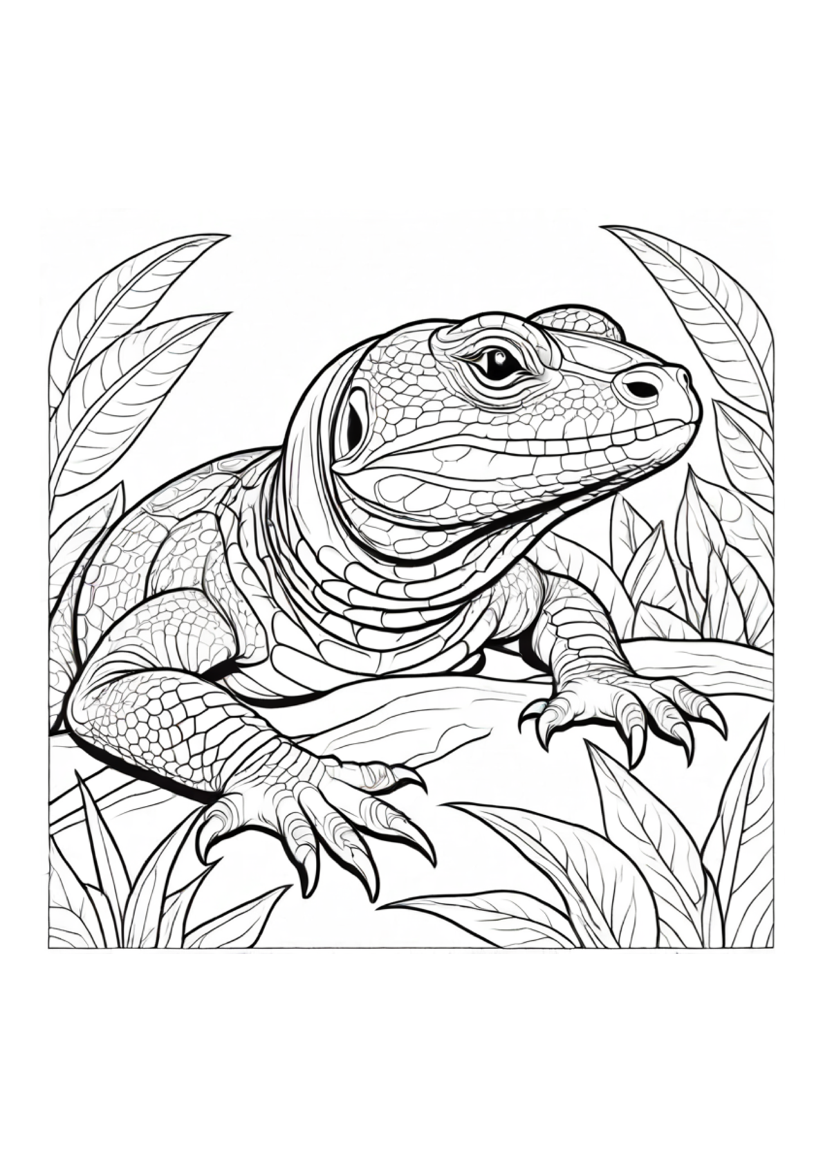 Reptiles - Colorbook - Paperback