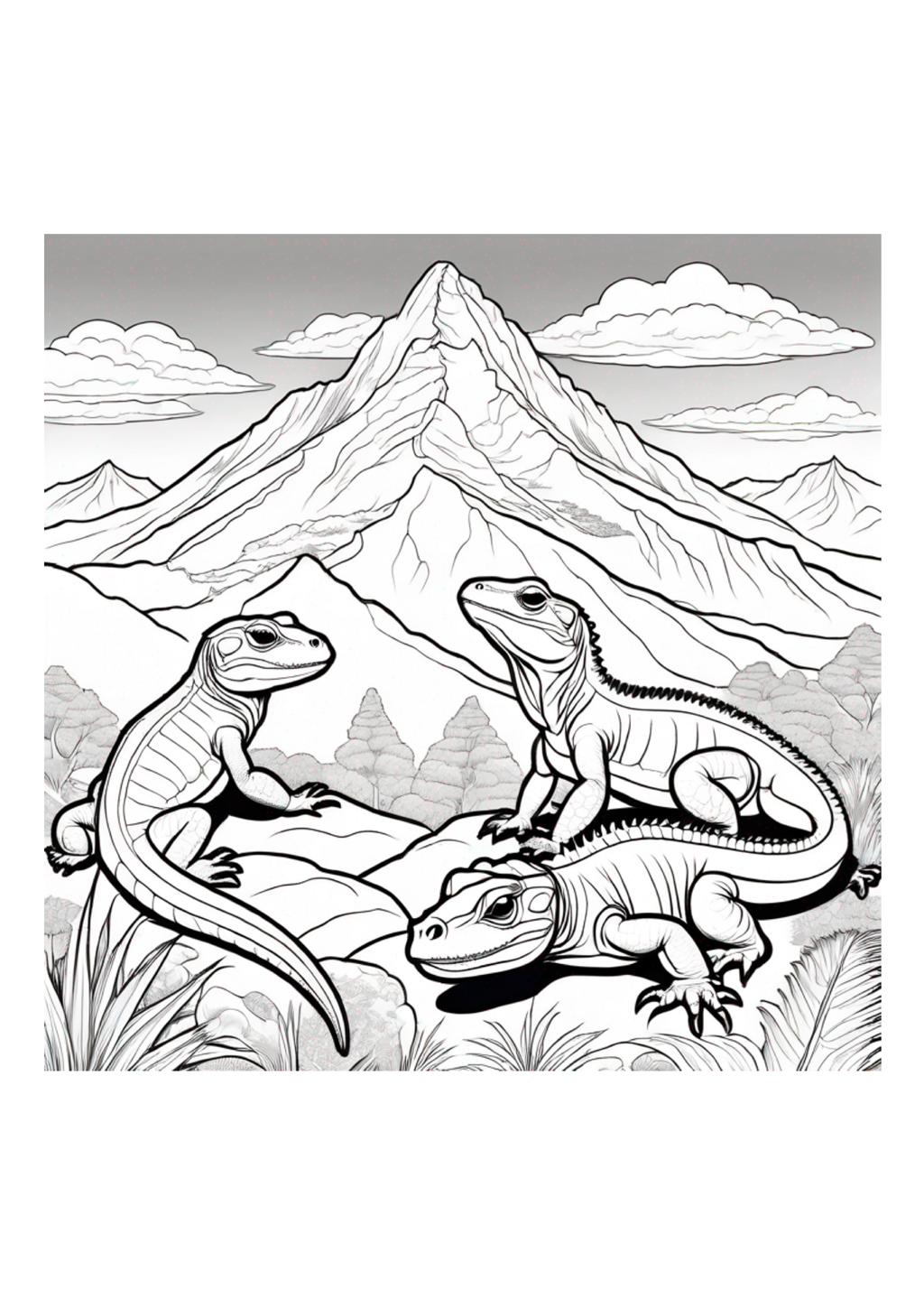 Reptiles - Colorbook - Paperback