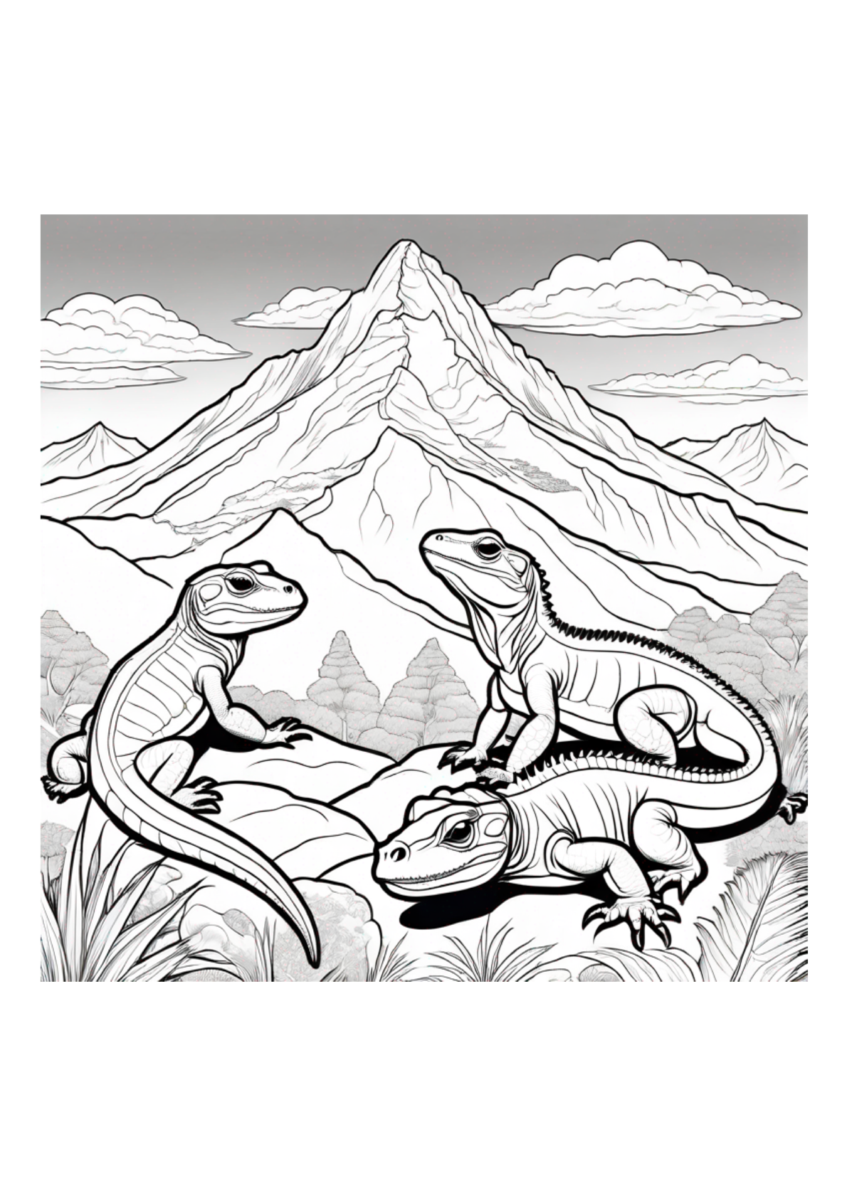 Reptiles - Colorbook - Paperback