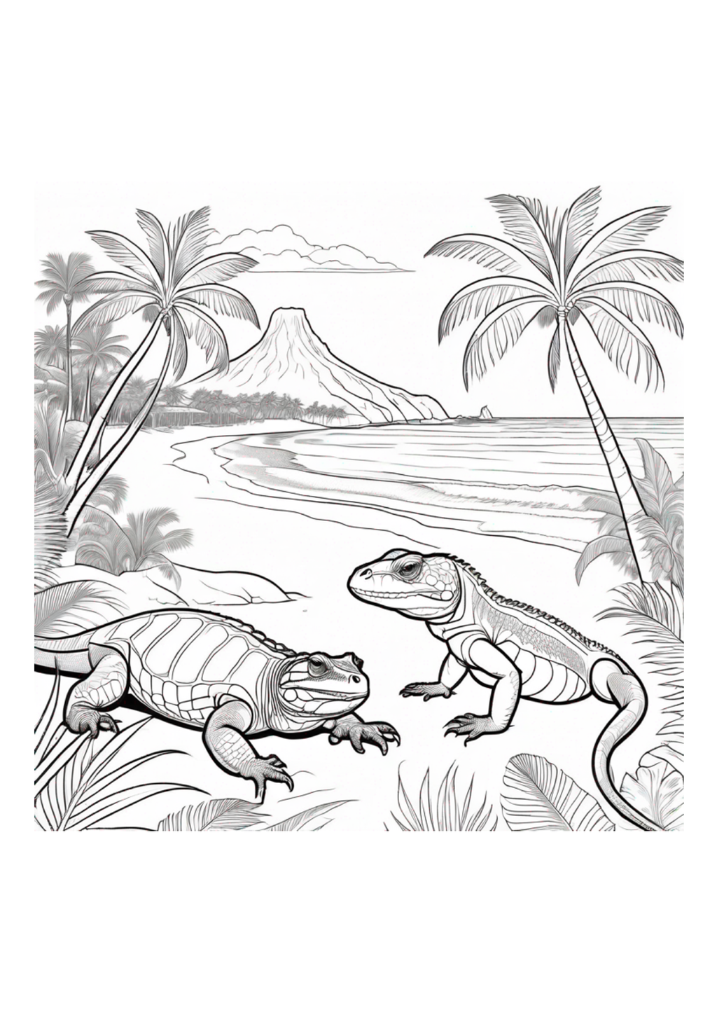 Reptiles - Colorbook - Paperback