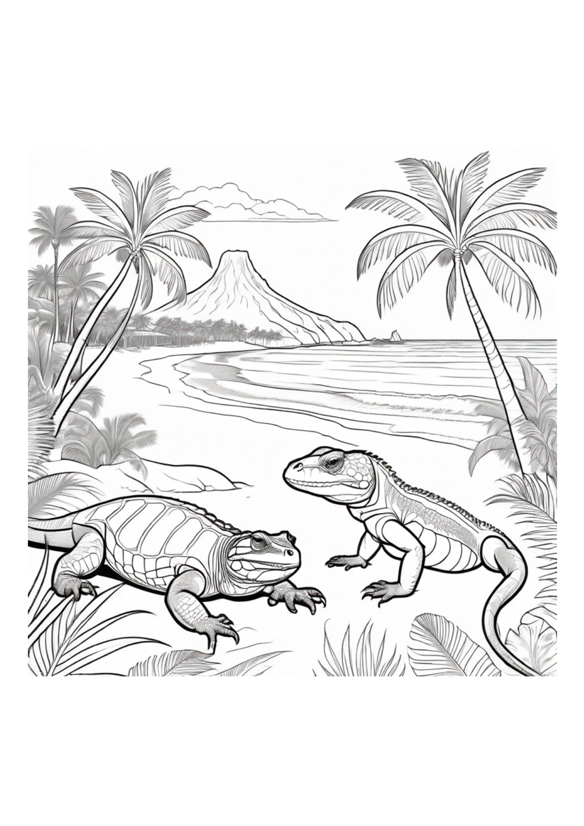 Reptiles - Colorbook - Paperback