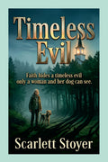 Timeless Evil supernatural horror e-book featuring a mysterious priest, missing residents, and a woman and her dog