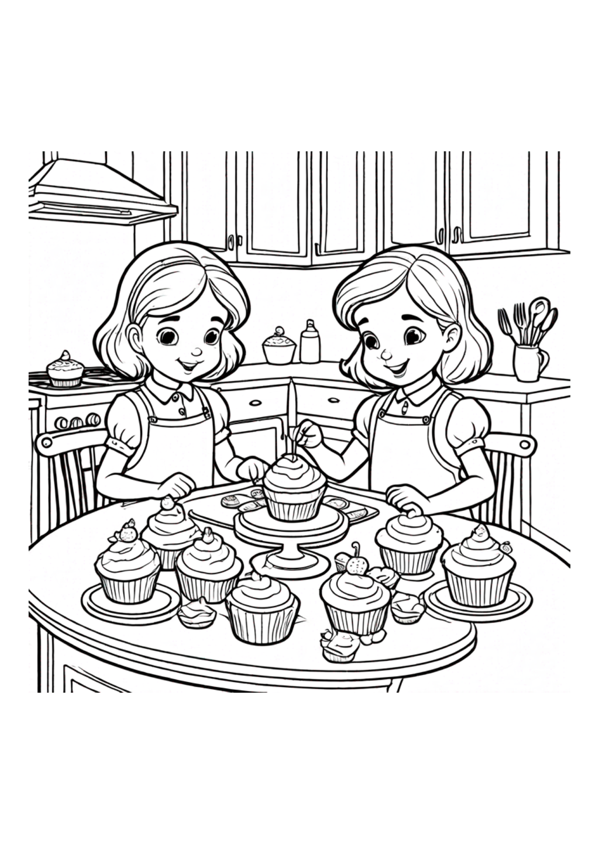 Sisters Coloring Book: A Celebration of Sisterhood and Family (40 Pages) Paperback