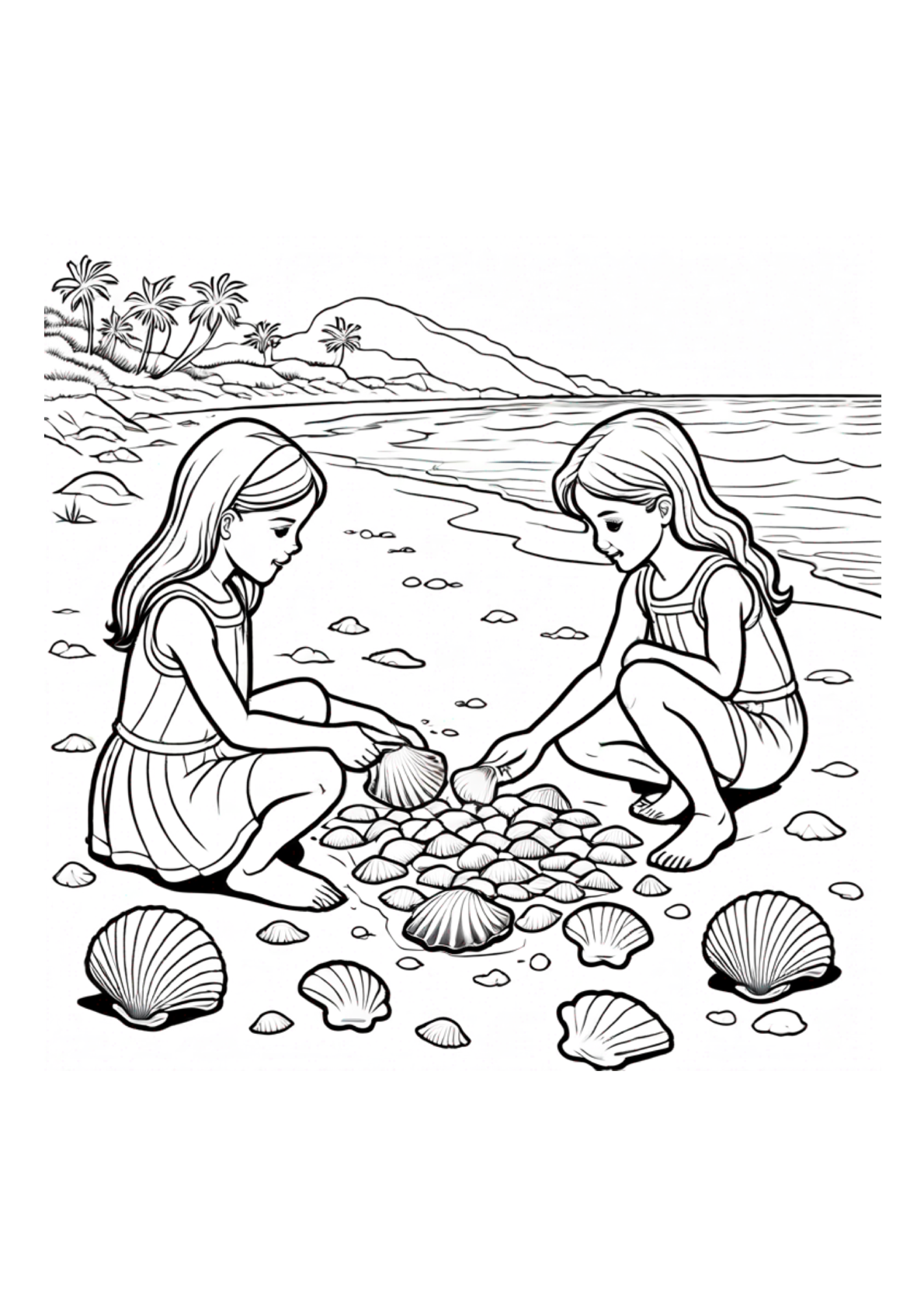 Sisters Coloring Book: A Celebration of Sisterhood and Family (40 Pages) Paperback