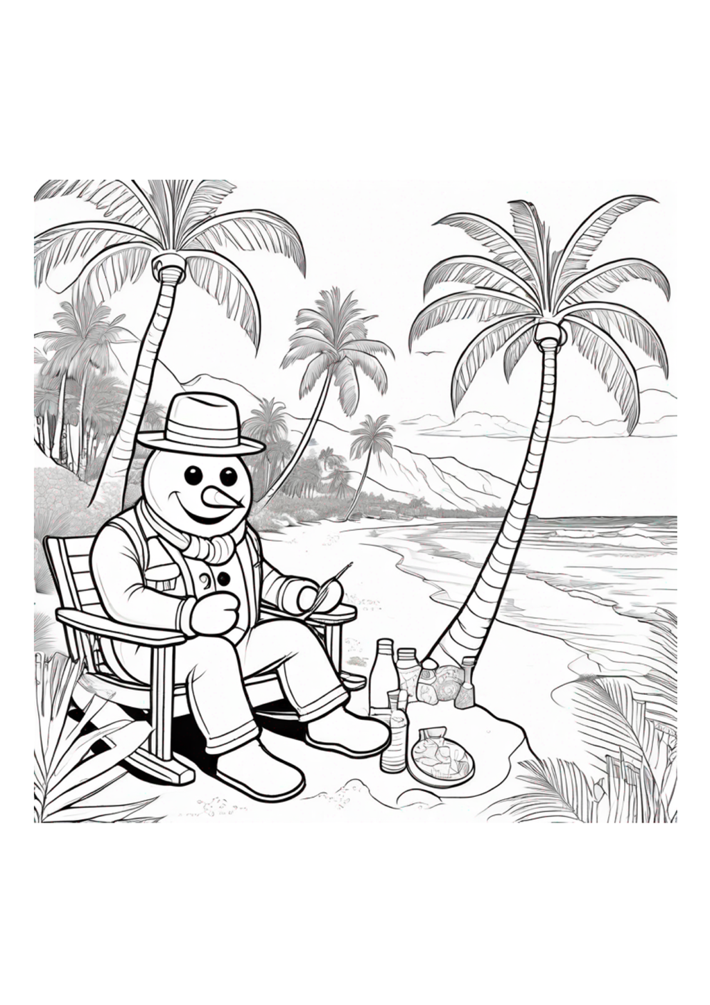 Snowmen - Colorbook - Paperback