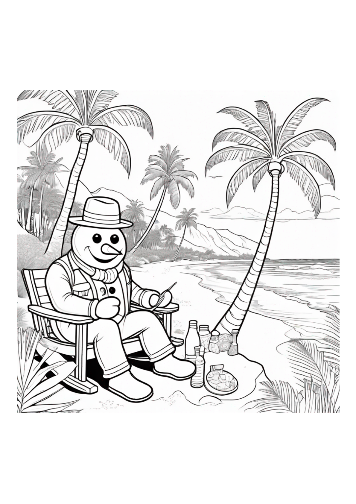 Snowmen - Colorbook - Paperback