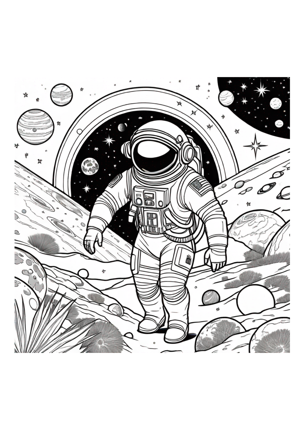 US Space Force -Colorbook - Paperback