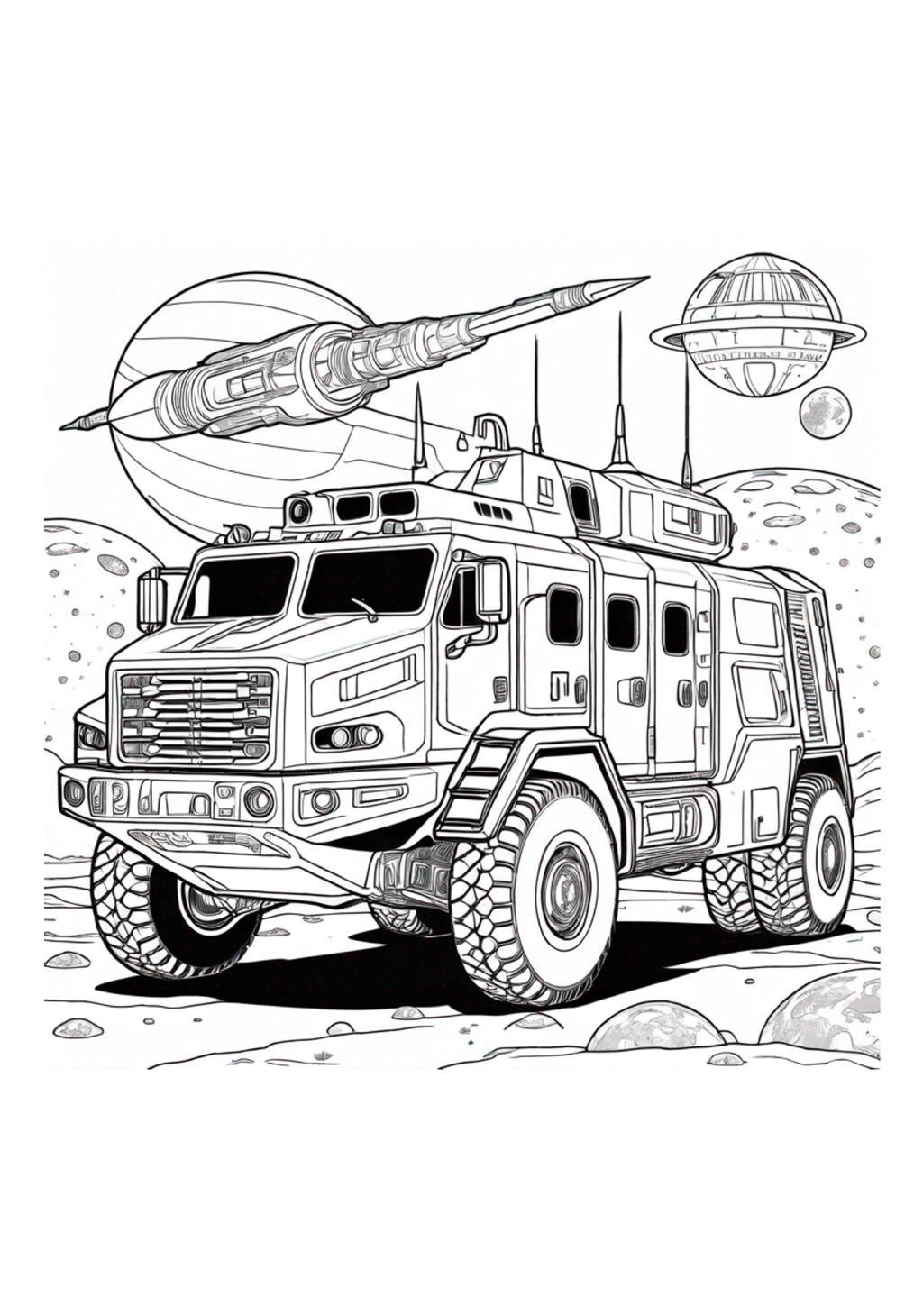 US Space Force -Colorbook - Paperback