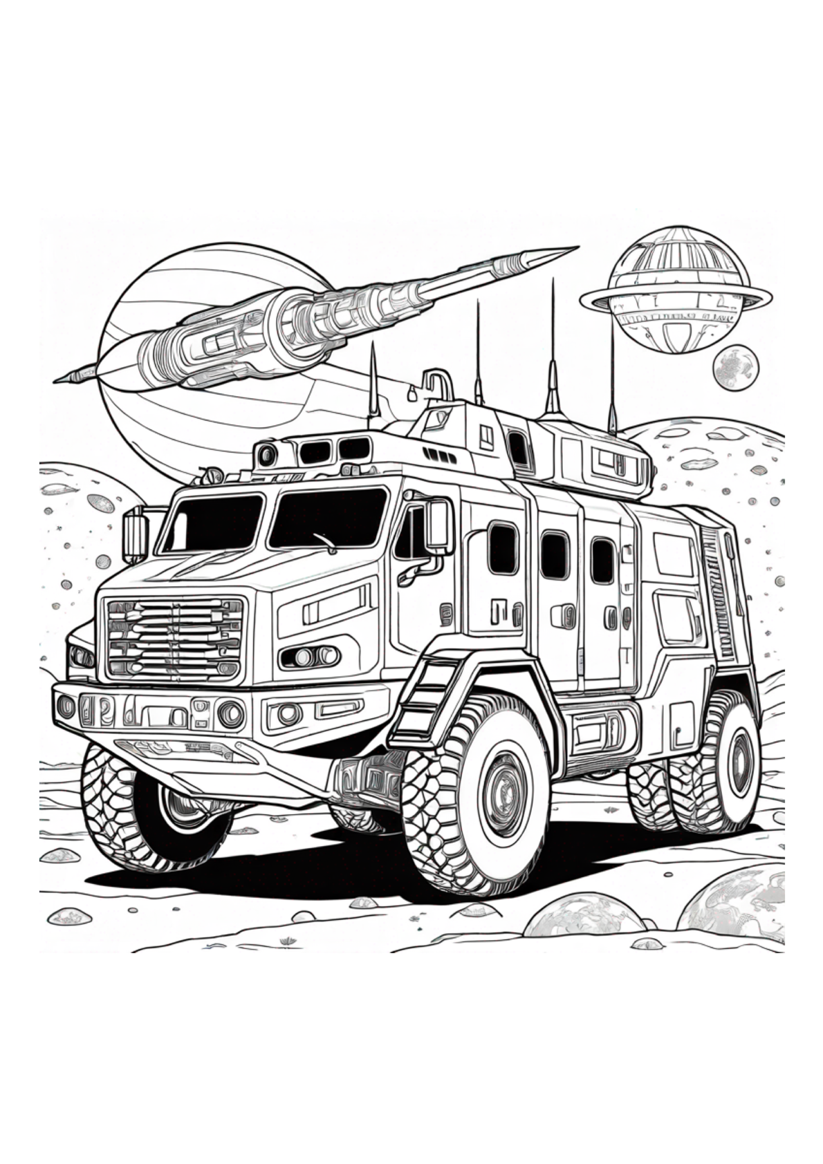 US Space Force -Colorbook - Paperback