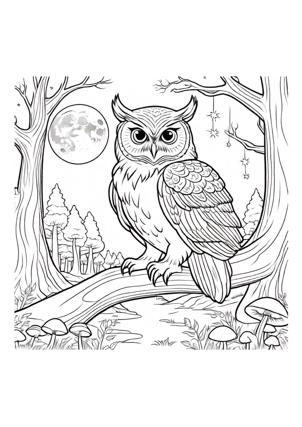 Variety of Birds Coloring Book: Beautiful Birds and Nature (40 Pages) Paperback
