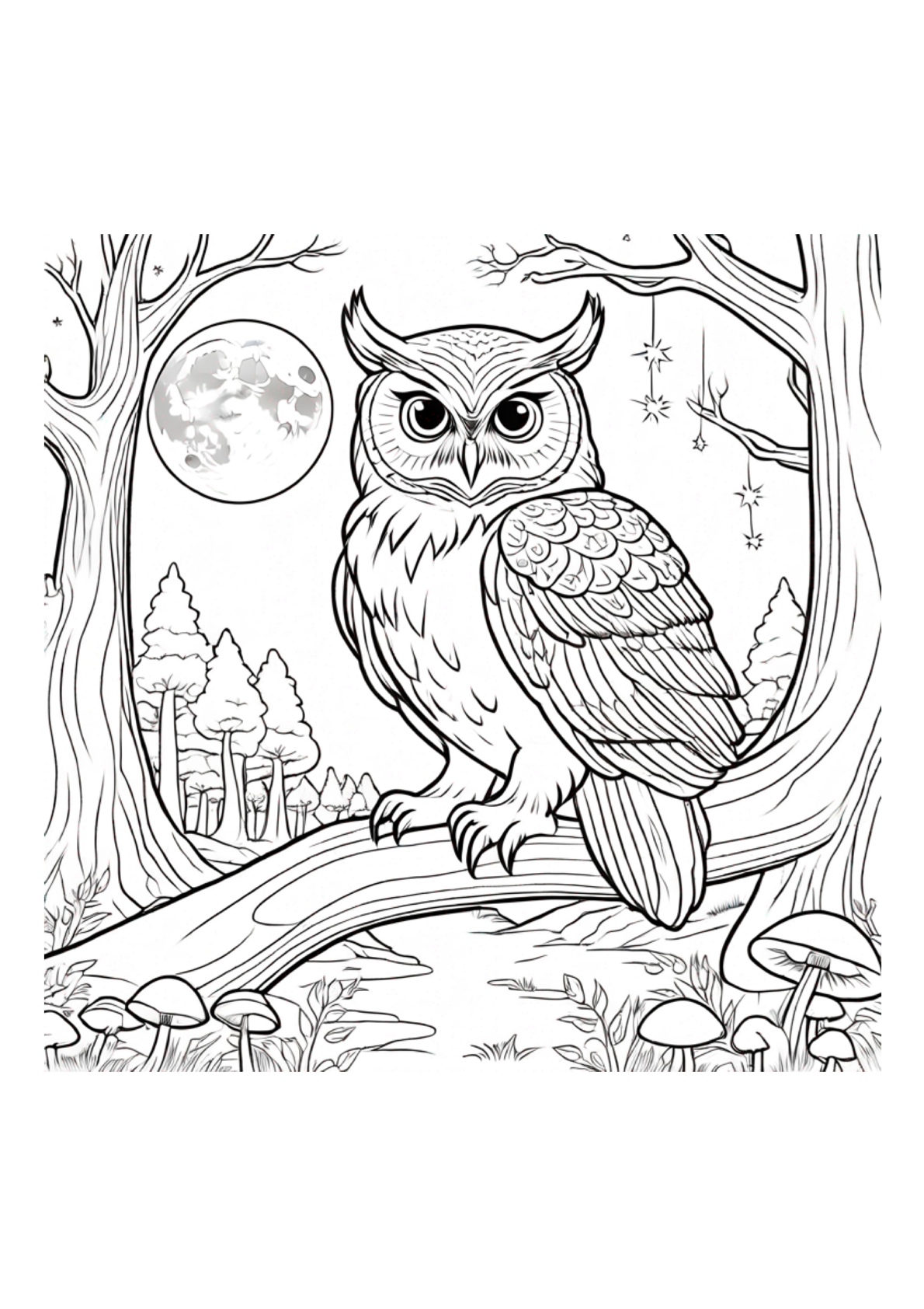 Variety of Birds Coloring Book: Beautiful Birds and Nature (40 Pages) Paperback