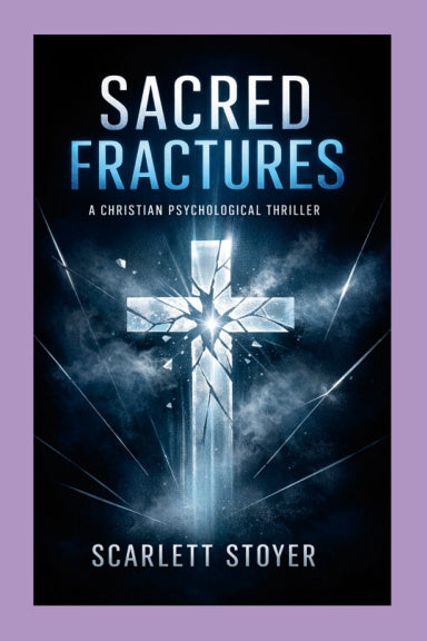 Sacred Fractures Christian psychological thriller paperback about faith, trauma, and supernatural forces