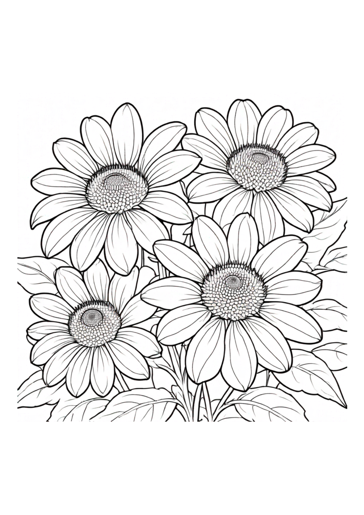 Wild Flowers - Adult Coloring - Paperback